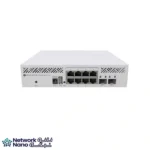 روتر سوئیچ میکروتیک مدل CRS310-8G+2S+IN با 8 پورت گیگابیت و 2 پورت SFP Plus