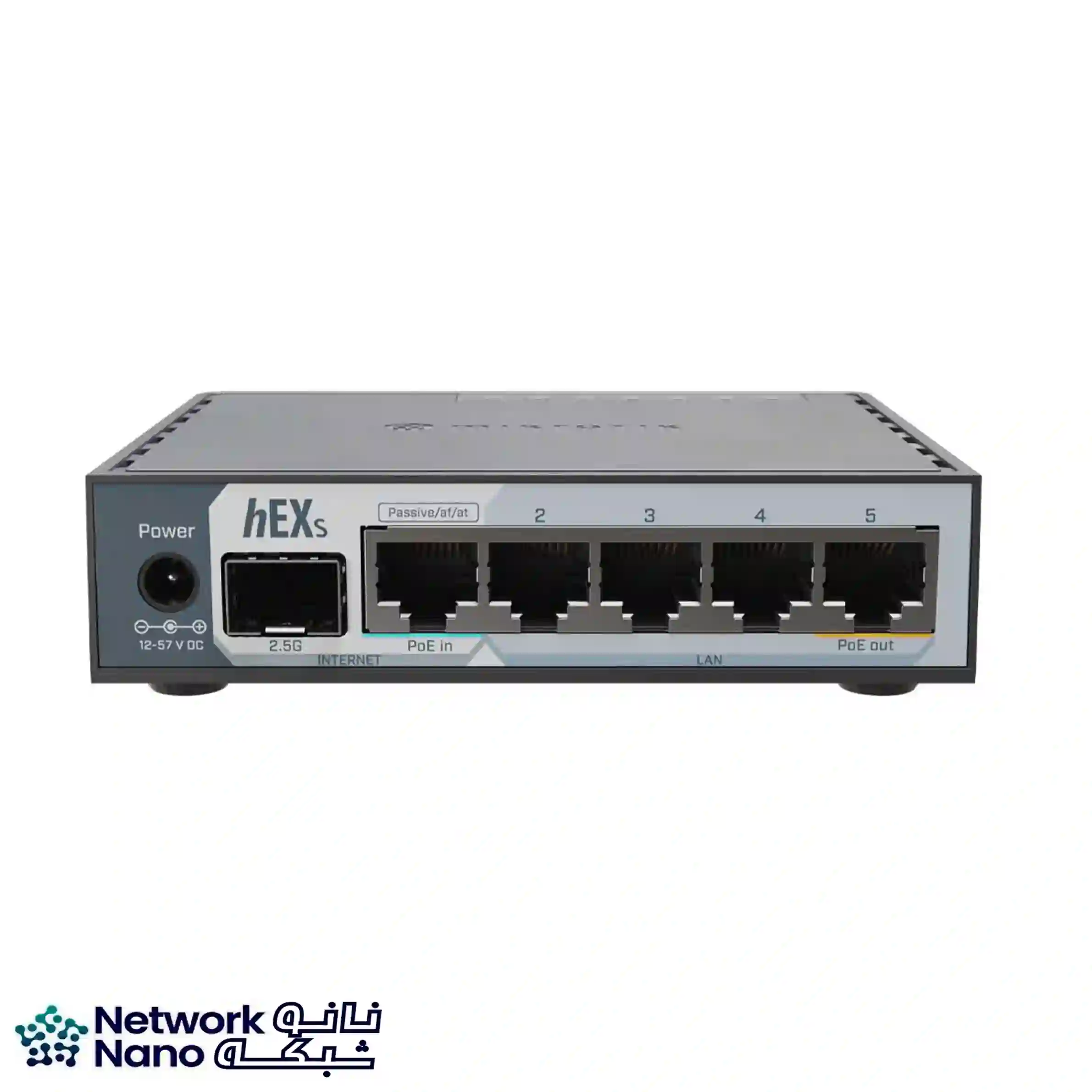 روتر میکروتیک hEX S مدل RB760iGS با 5 پورت گیگابیت و پورت SFP