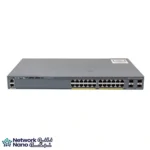 سوئیچ سیسکو WS-C2960X-24TS-L با 24 پورت گیگابیت و 4 پورت SFP مناسب شبکه‌های سازمانی