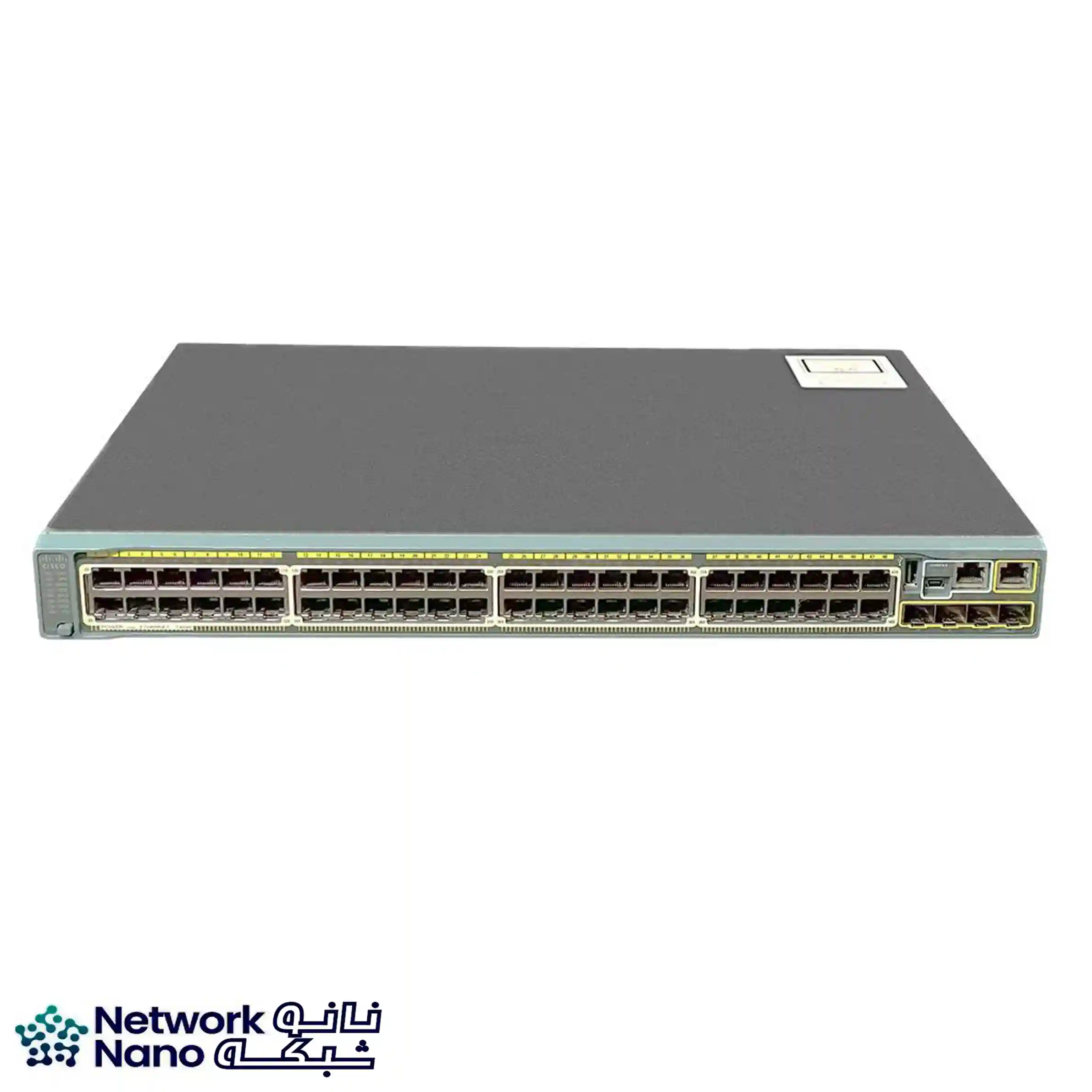 سوئیچ سیسکو WS-C2960S-48LPS-L با 48 پورت PoE و 4 پورت SFP