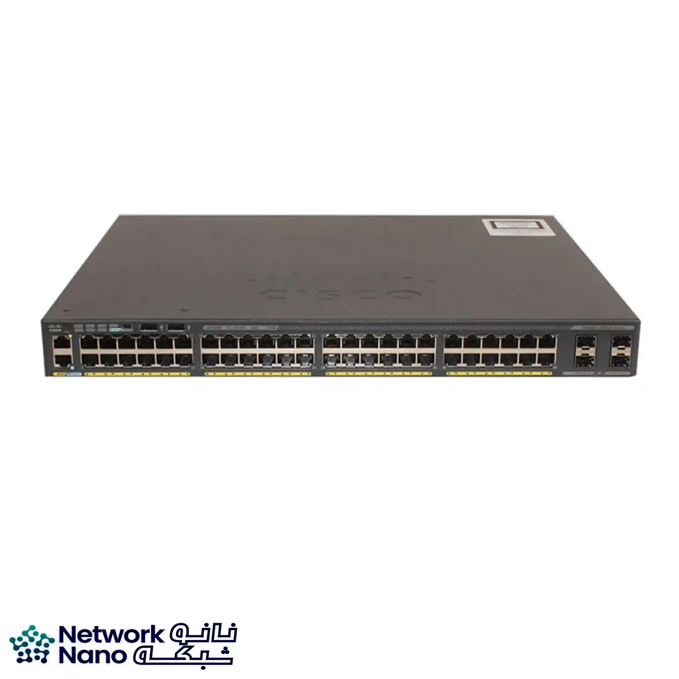 سوئیچ سیسکو WS-C2960X-48LPS-L با 48 پورت گیگابیت PoE و 4 پورت SFP