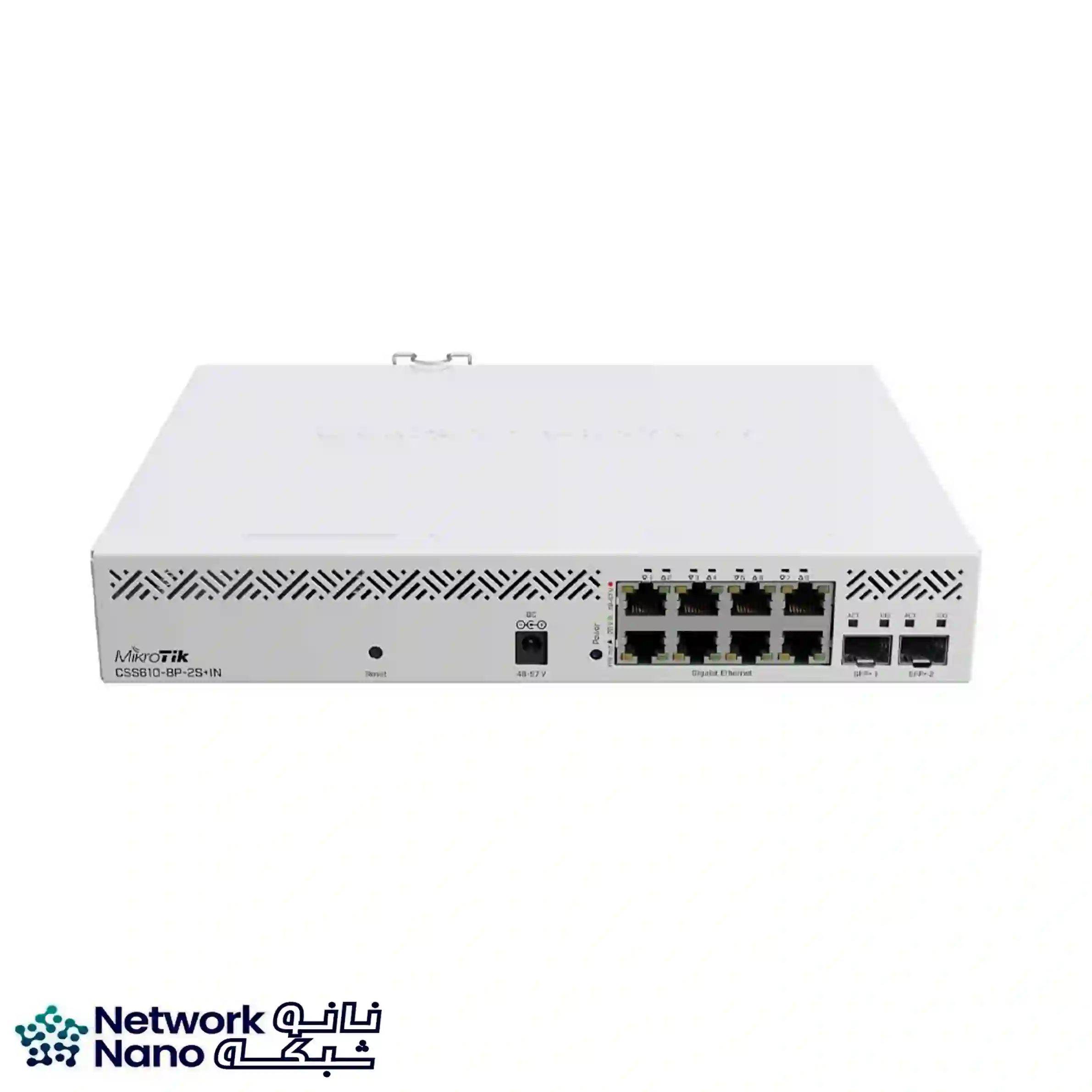 سوئیچ میکروتیک مدل CSS610-8P-2S+IN