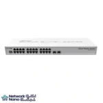 روتر سوئیچ میکروتیک مدل CRS326-24G-2S+RM با 24 پورت گیگابیت و 2 پورت SFP Plus