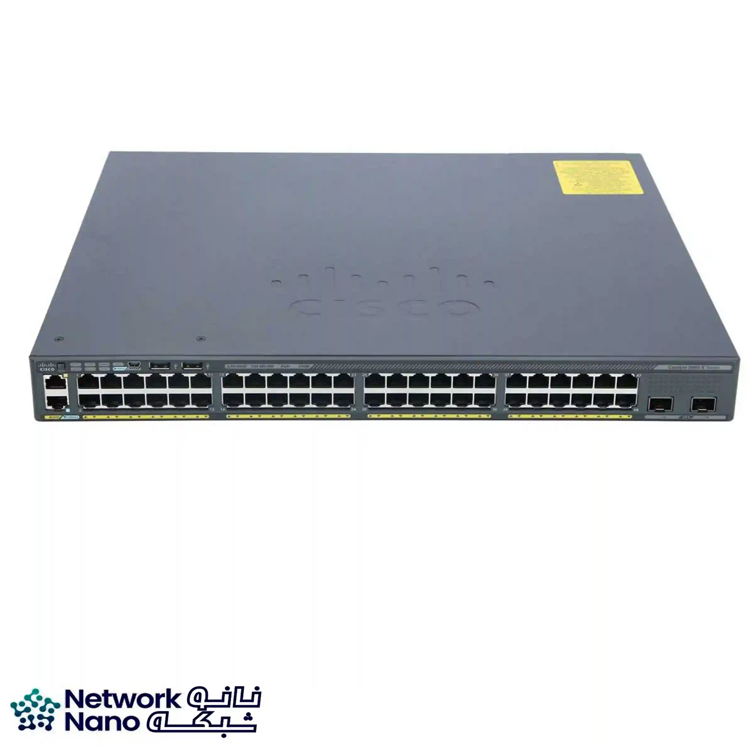 سوئیچ سیسکو WS-C2960X-48LPD-L با 48 پورت گیگابیت PoE و پورت SFP
