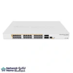 روتر سوئیچ میکروتیک CRS328-24P-4S+RM با 24 پورت گیگابیت PoE و 4 پورت SFP Plus