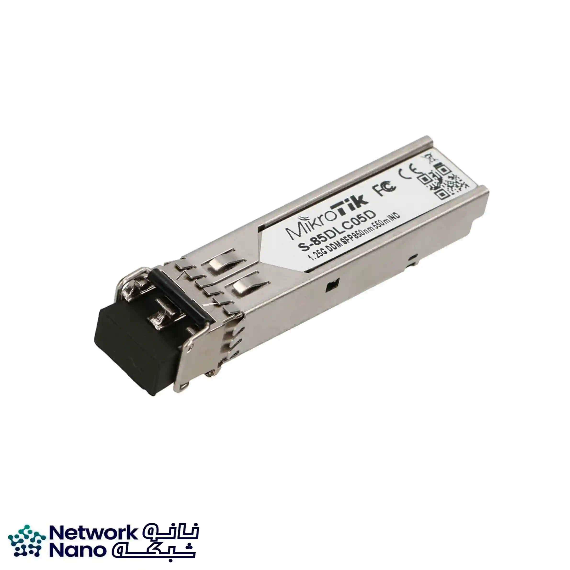 ماژول فیبر نوری میکروتیک مدل S-85DLC05D با کانکتور Dual LC