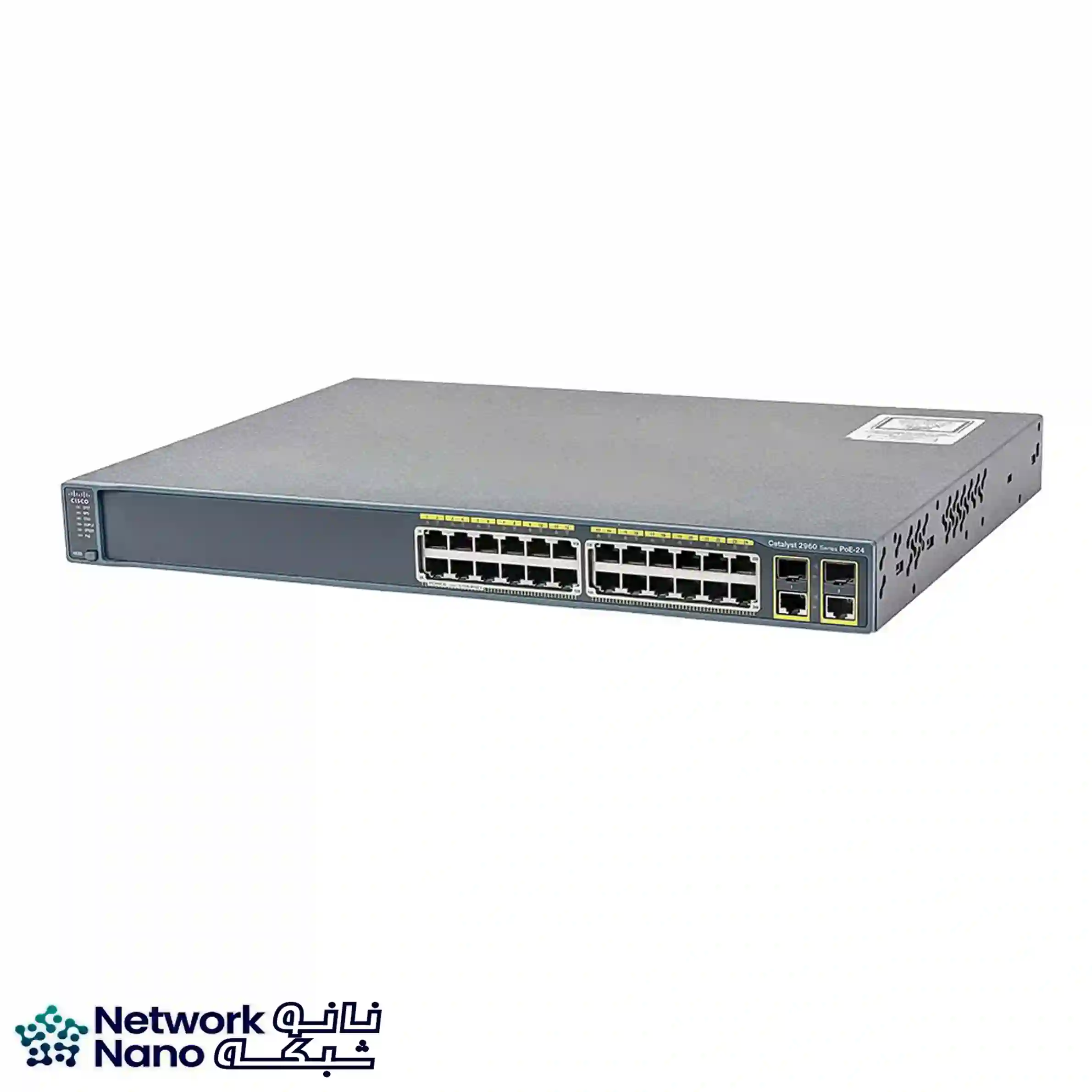 سوییچ سیسکو WS-C2960-24PC-L با 24 پورت PoE مناسب شبکه‌های سازمانی از نانو شبکه