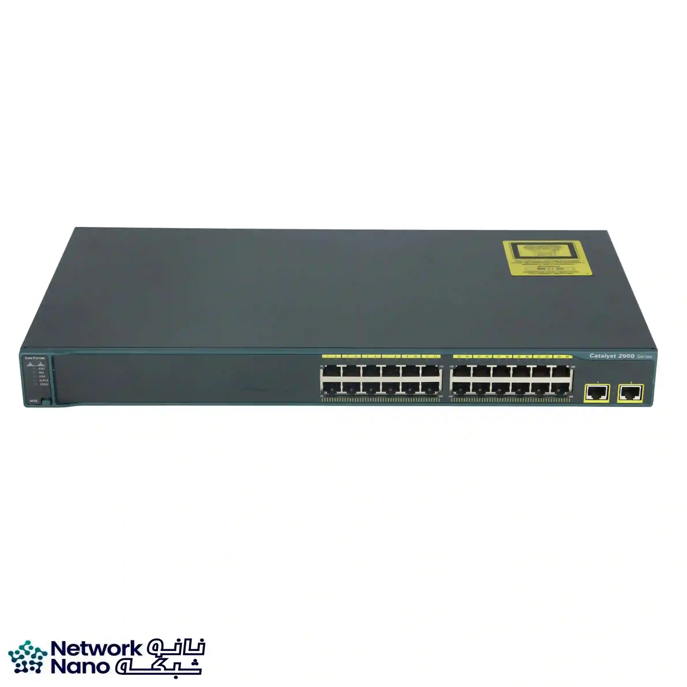 سوییچ سیسکو WS-C2960-24-TTL با 24 پورت Fast Ethernet مناسب شبکه‌های اداری از نانو شبکه