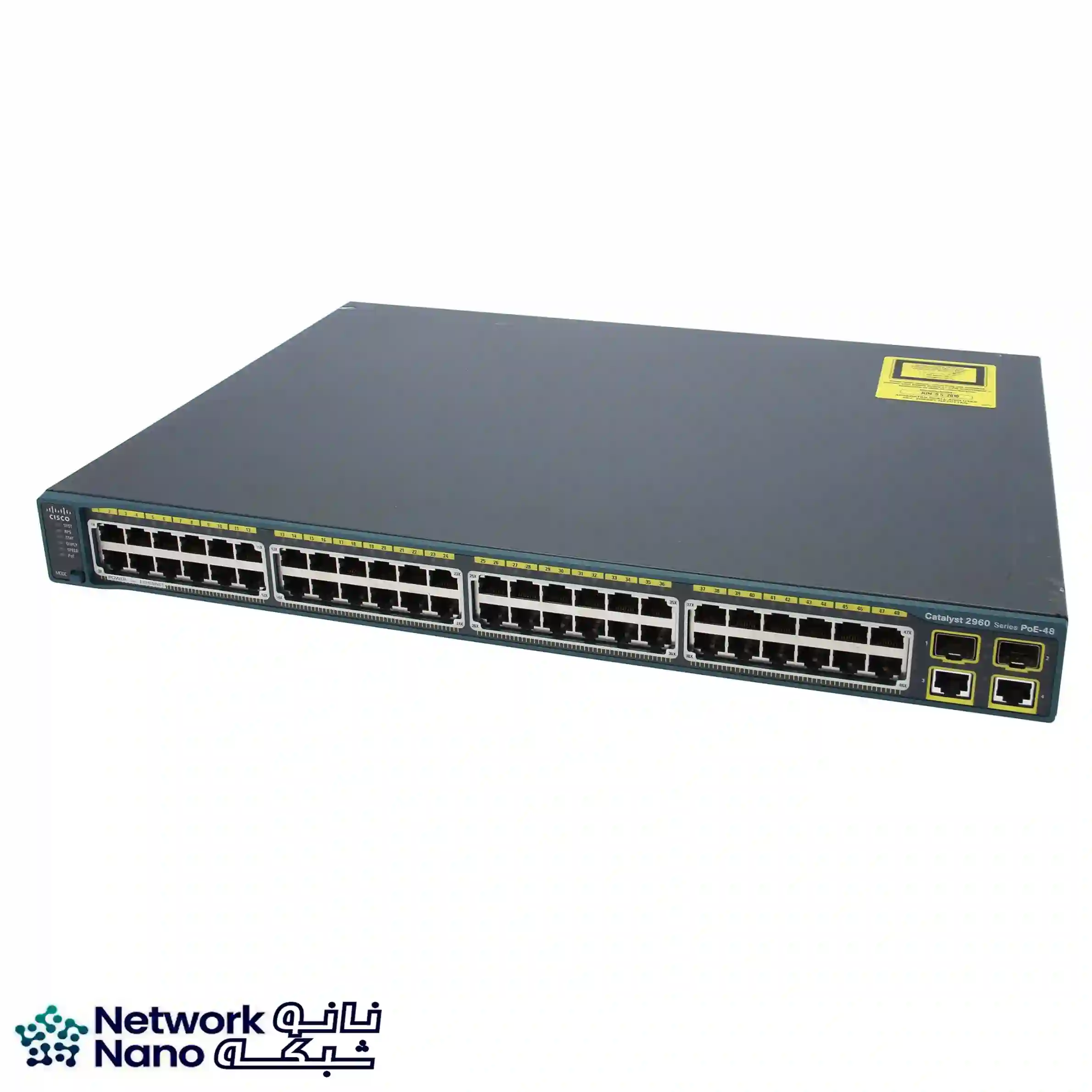 سوییچ سیسکو WS-C2960-48PST-L با 48 پورت PoE مناسب شبکه سازمانی از نانو شبکه