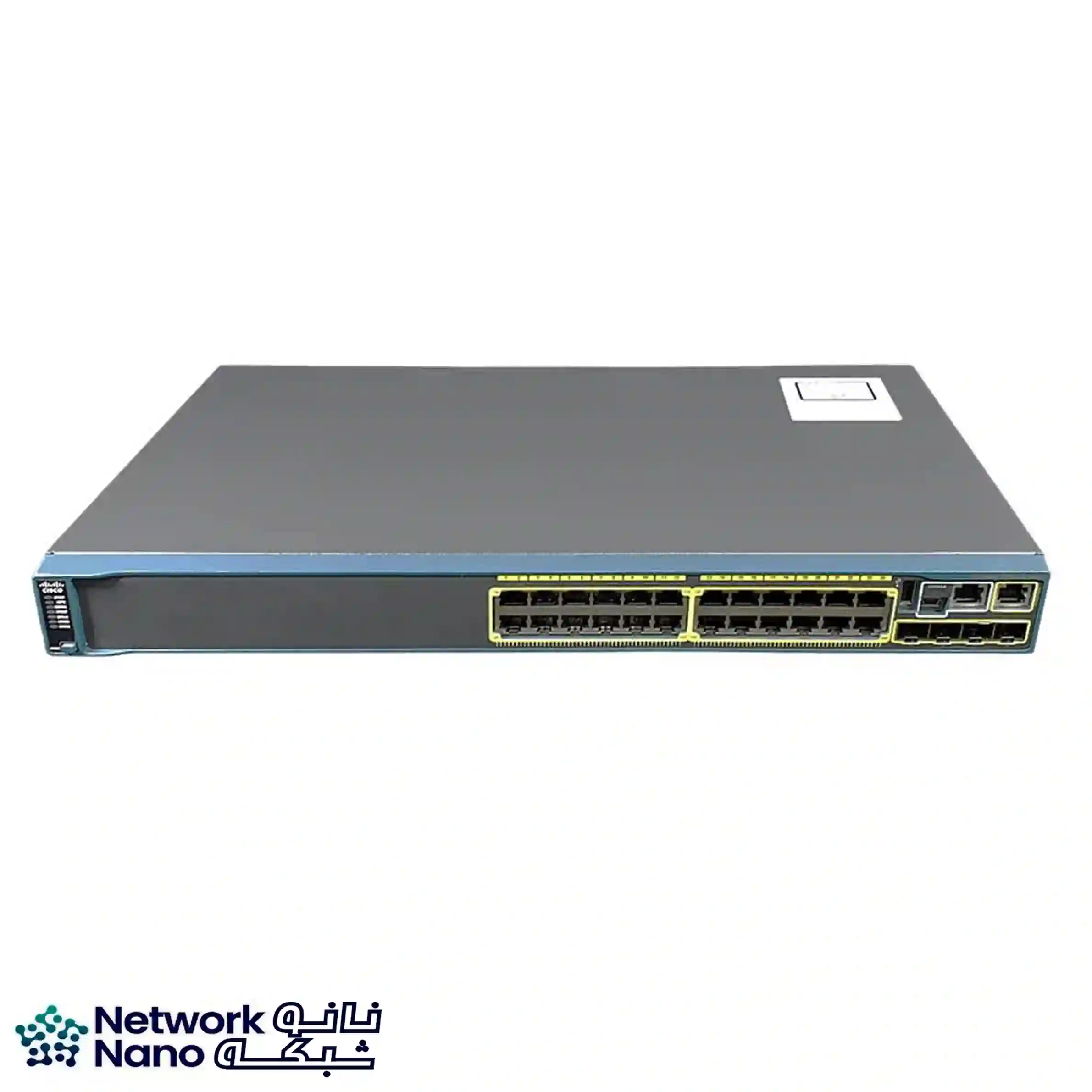 سوییچ سیسکو WS-C2960S-24TS-L با 24 پورت گیگابیت و قابلیت استک مناسب شبکه سازمانی