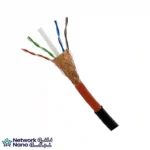 کابل شبکه نگزنس Cat6 SFTP Outdoor تمام مس 305 متری با روکش مشکی PE+PVC